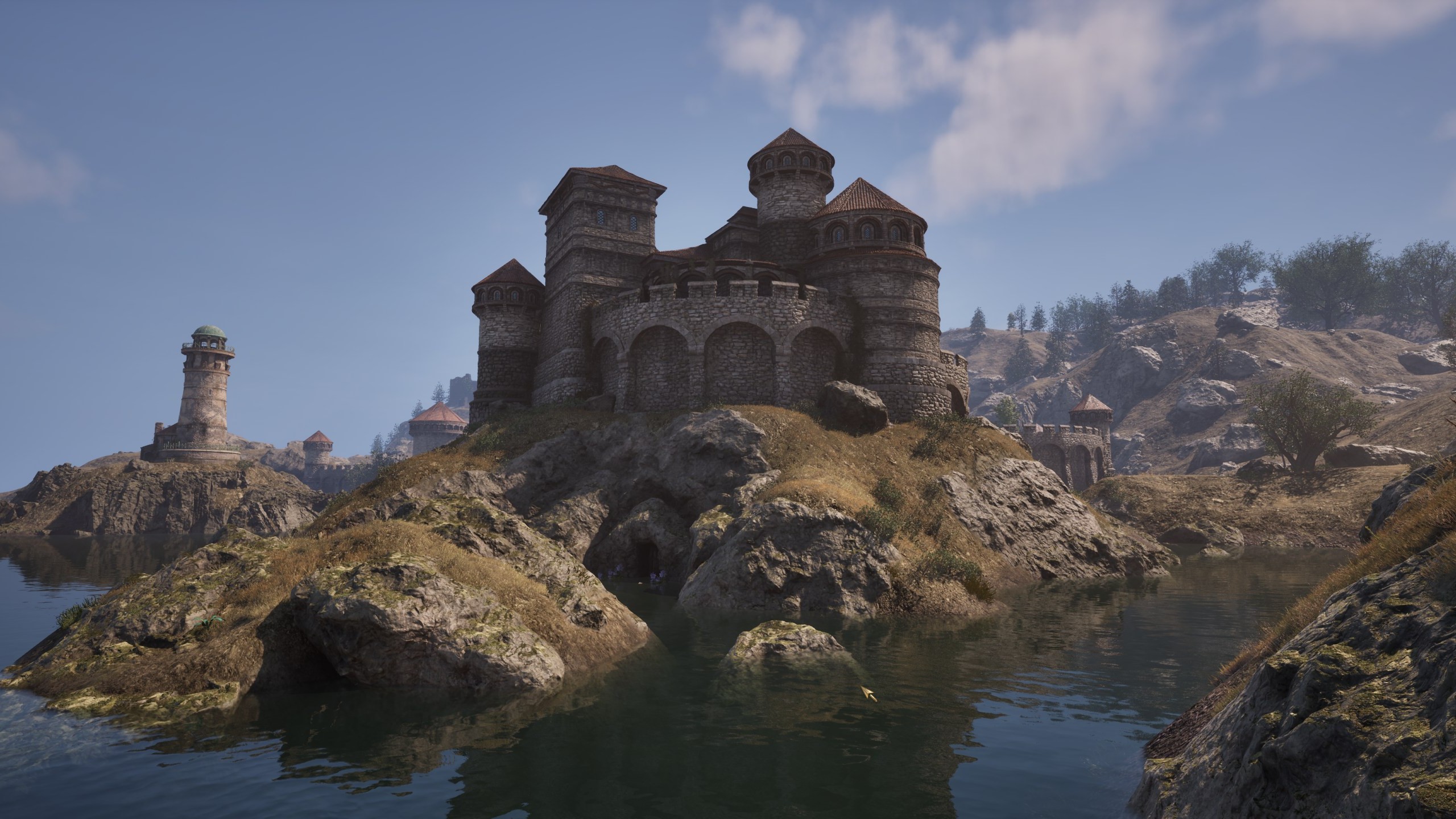 Dunbarrow Cove at daytime in Oblivion Remastered.