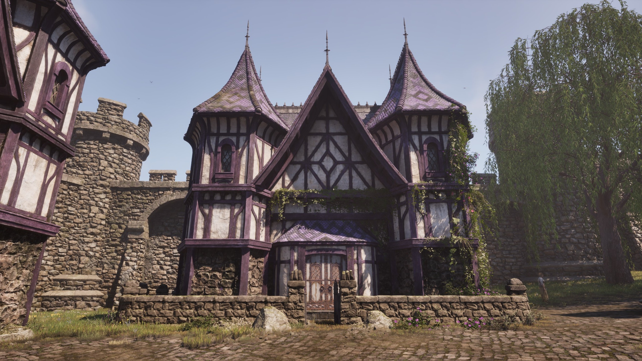The exterior of the house in Cheydinhal in Oblivion Remastered.