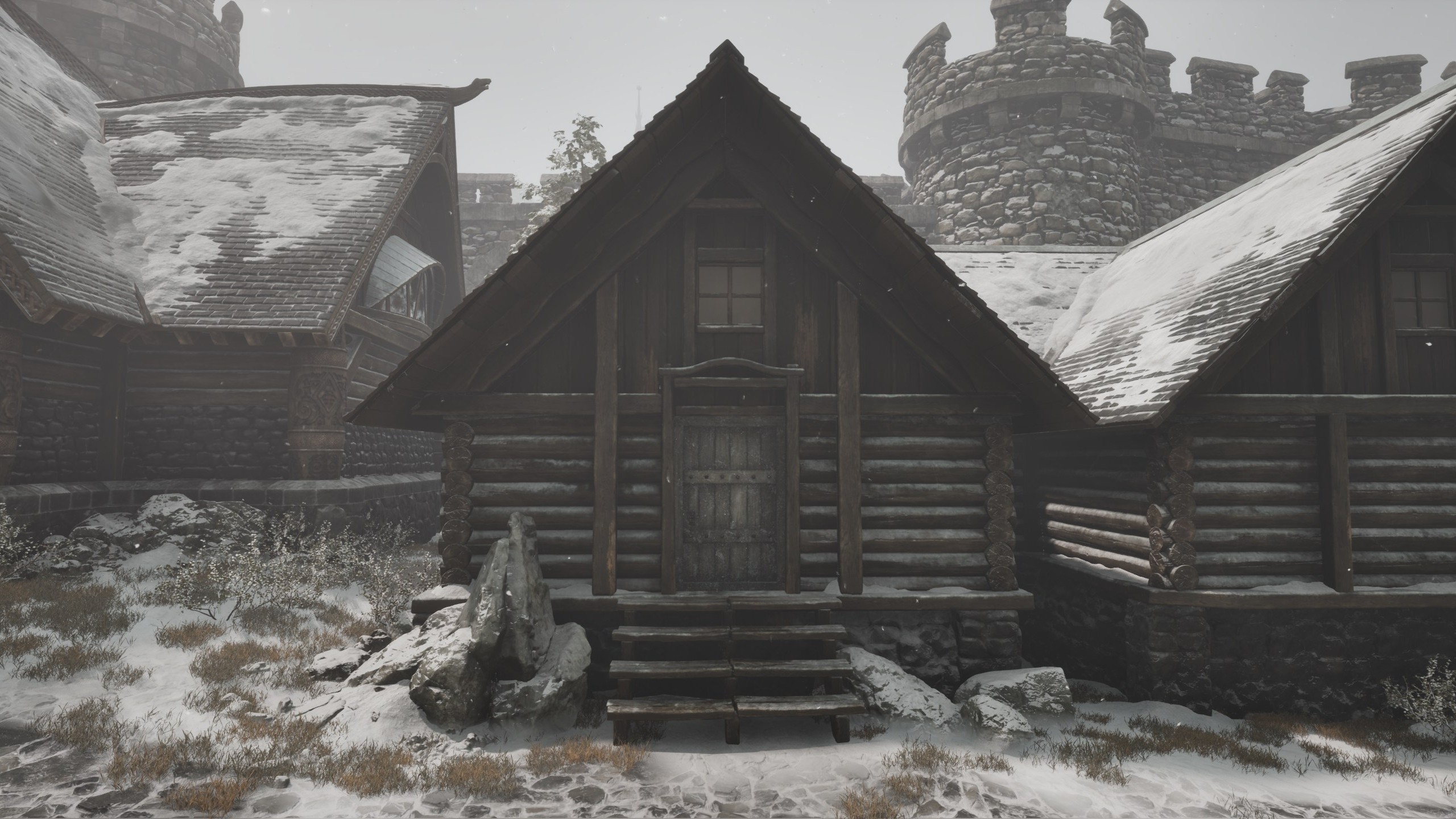 The exterior of the house in Bruma in Oblivion Remastered.
