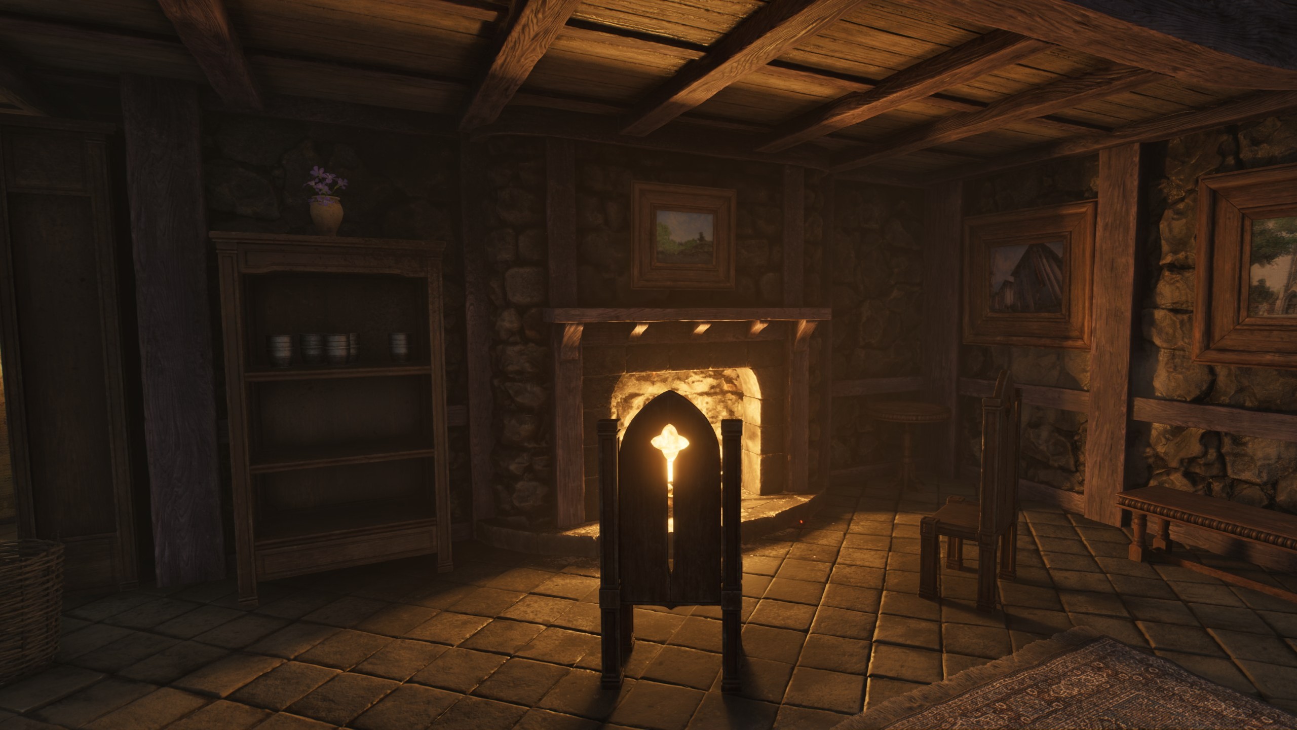 The house in Cheydinhal interior in Oblivion Remastered.