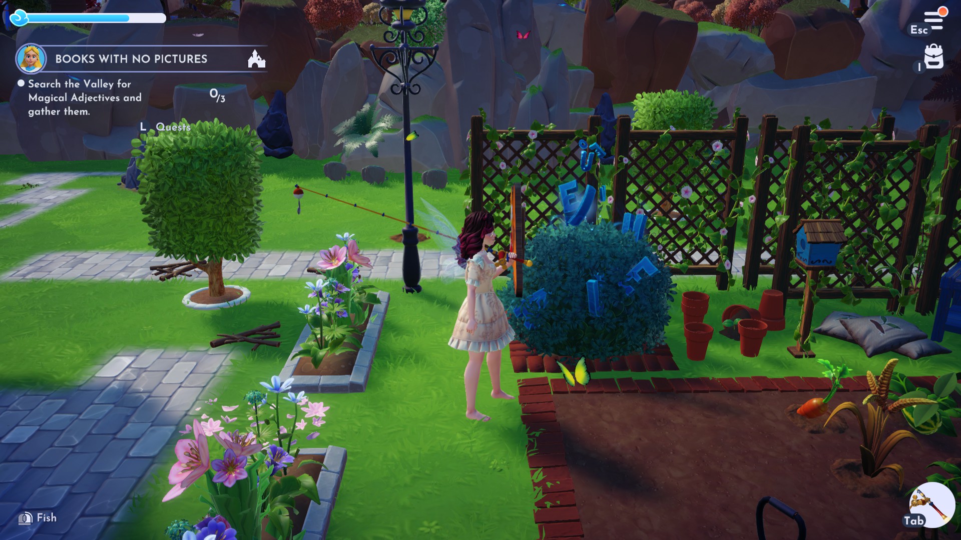 Noun bush in Disney Dreamlight Valley