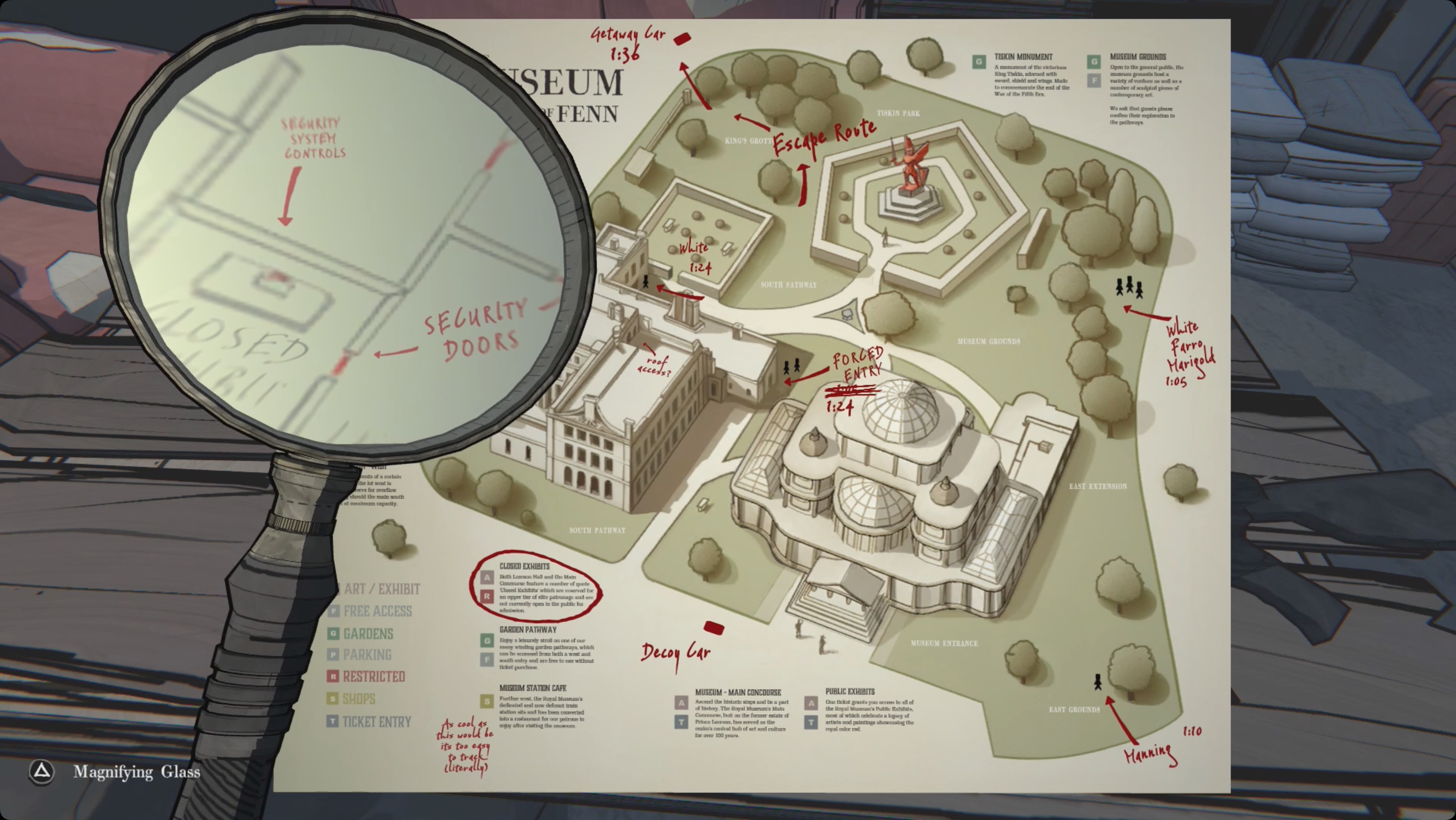 Blue Prince Royal Museum map with clues Blue Prince Royal Museum map with clues