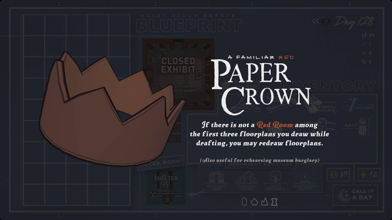 Blue Prince Paper Crown Blue Prince Paper Crown