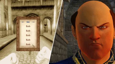I see your official Oblivion remaster, and raise you Boblivion: a totally lore-friendly overhaul which aims to turn “literally every single thing in the base game to Bob”