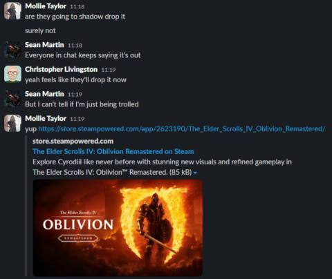 It only took 3 hours for someone to upload the first Oblivion Remastered gooner mod