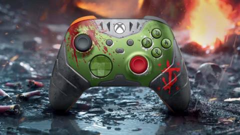 New Xbox Doom Controller Features Spikes And Blood