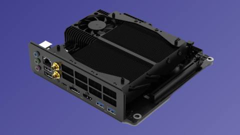 This odd but surprisingly well-priced mini ITX motherboard from Minisforum packs an embedded AMD X3D processor