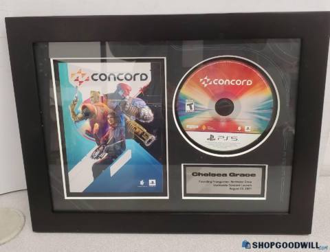 A Concord commemorative wall plaque is being auctioned by Goodwill and bidding is already over $3,000