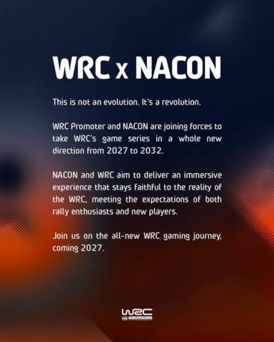 A month after Electronic Arts mashed the brakes, WRC rally racing games are coming back with a ‘complete reboot’ under a new publisher