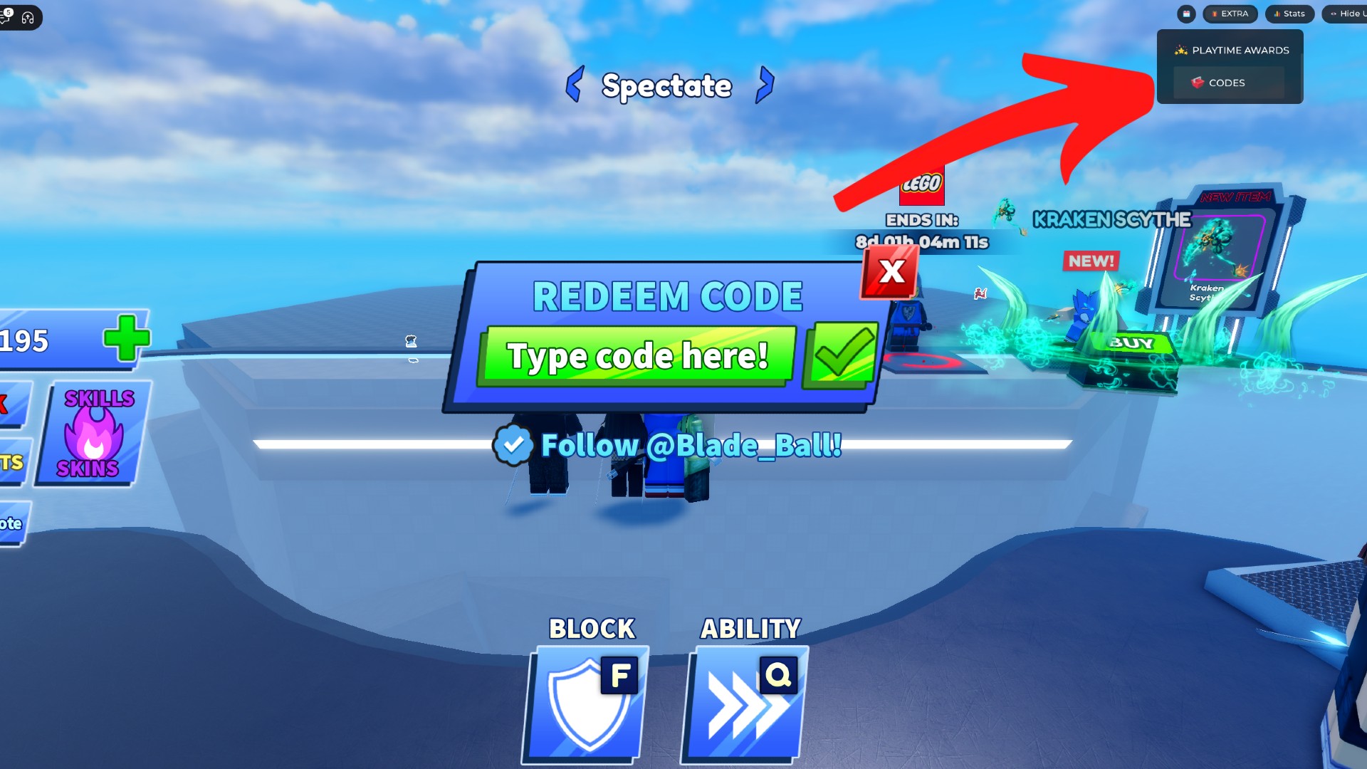 Blade Ball in Roblox