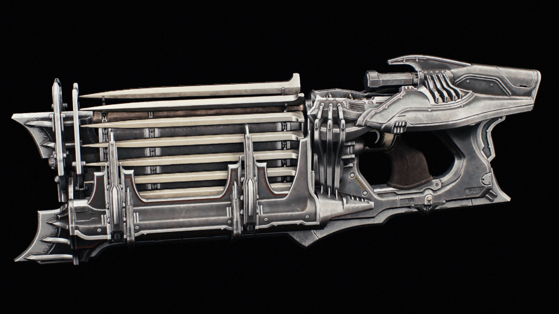 The Impaler is a weapon of precision. It shoots long spikes that are exposed in the weapon’s body. A strong weapon in Doom: The Dark Ages. The Impaler is a weapon of precision. It shoots long spikes that are exposed in the weapon’s body. A strong weapon in Doom: The Dark Ages.