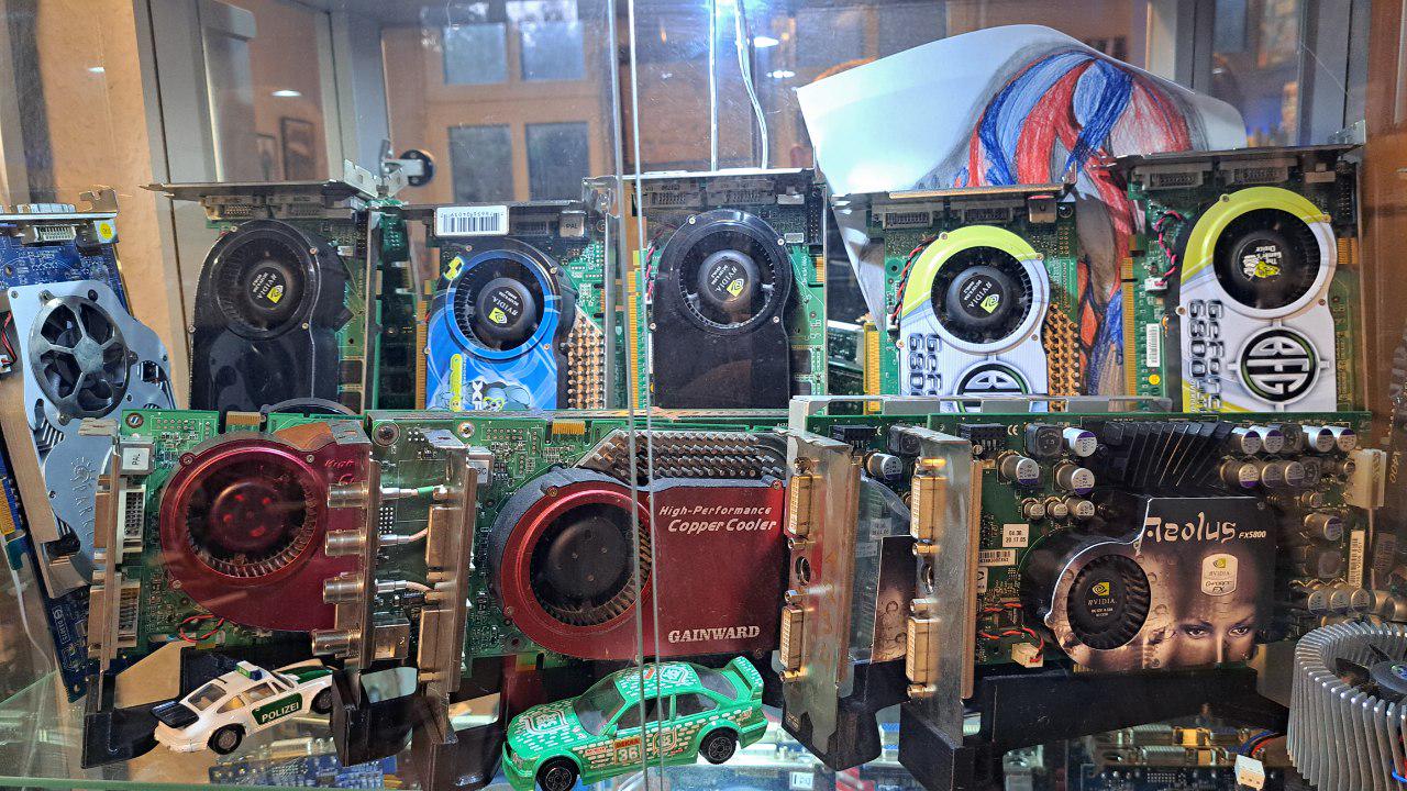 Pictures of retro Graphics cards