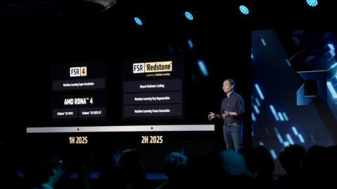 AMD just gave us our first glimpse of FSR 4’s ‘Redstone’ update, with a host of machine learning-based improvements
