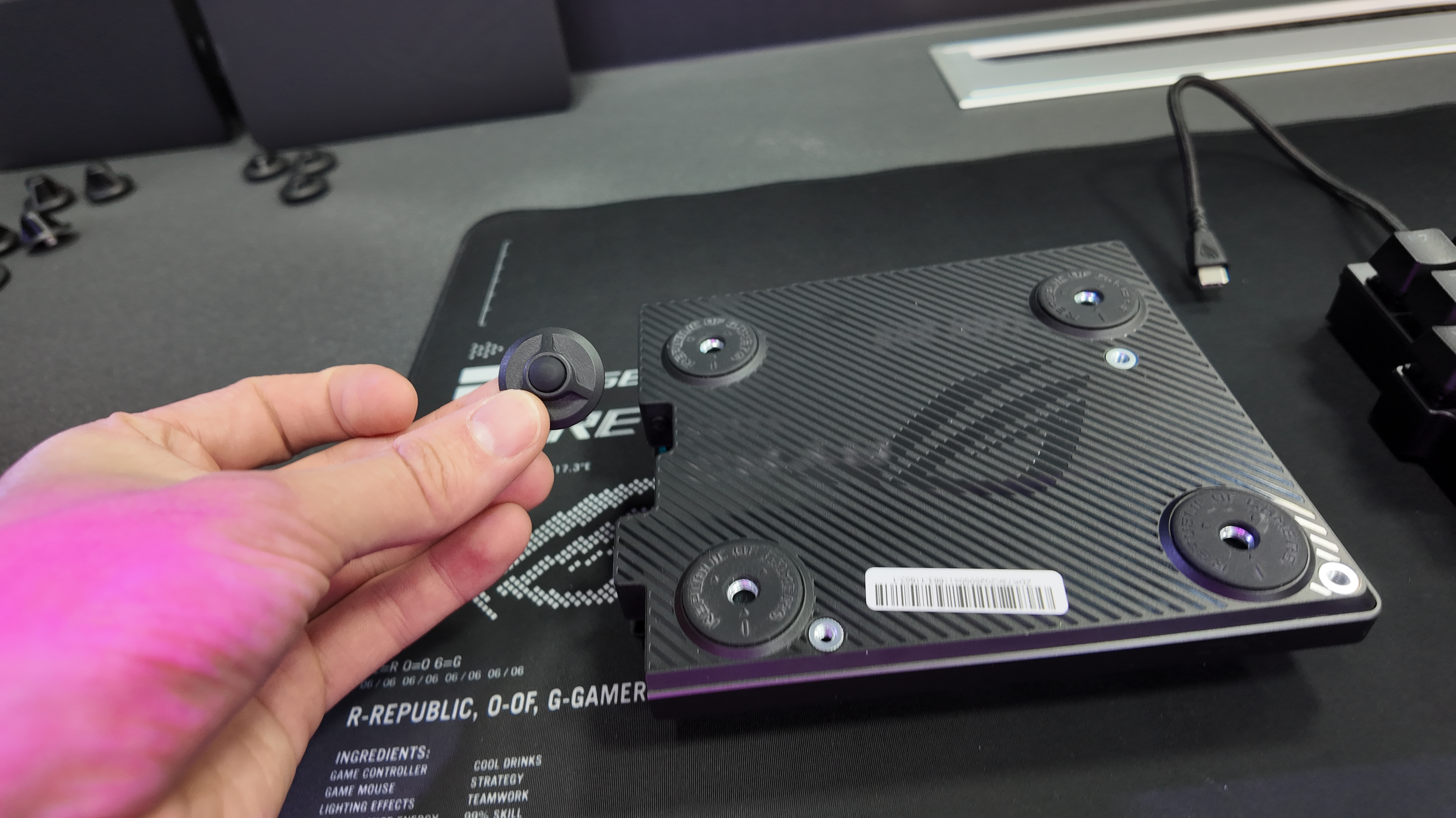 An ROG Falcata at Asus HQ during Computex 2025.