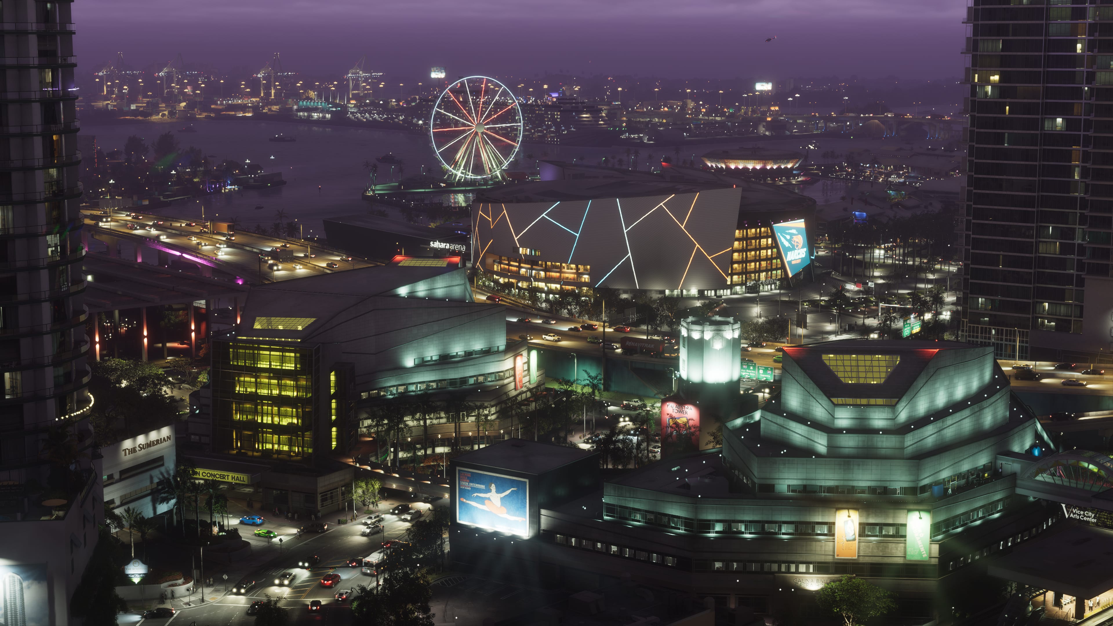 Key art of Vice City in Grand Theft Auto 6.