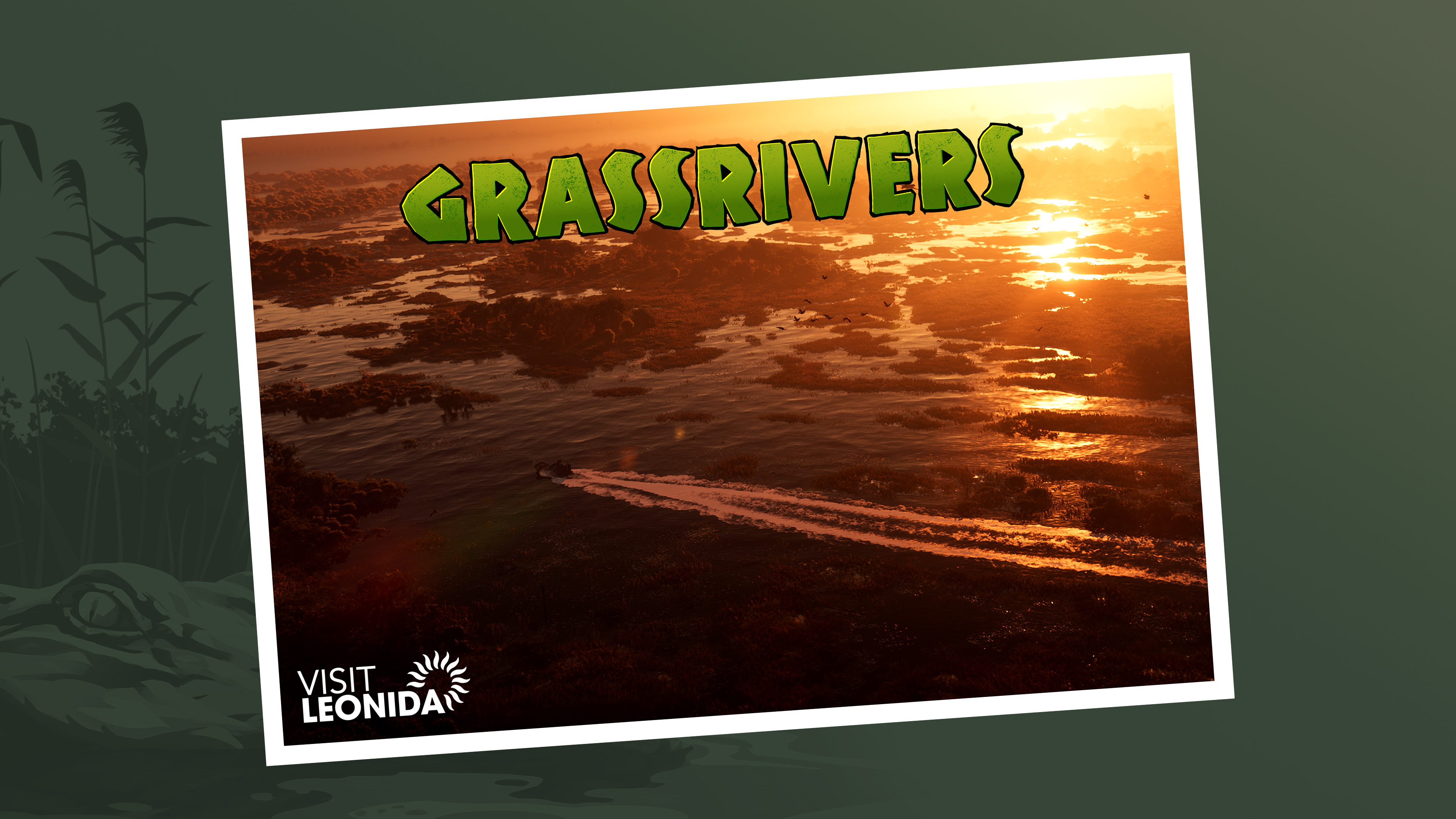 A postcard for Grassrivers in Grand Theft Auto 6.