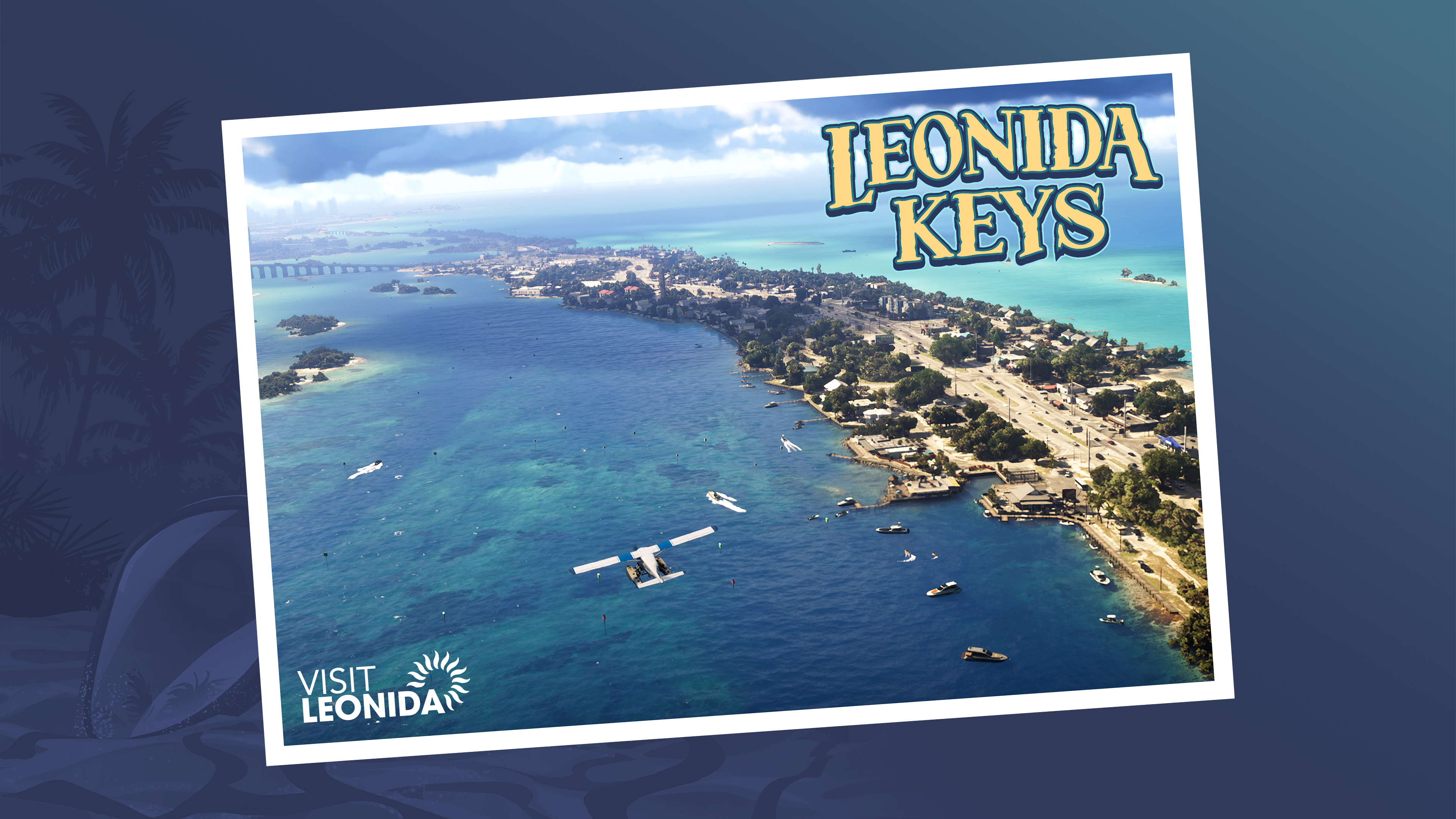 A postcard for Leonida Keys in Grand Theft Auto 6.