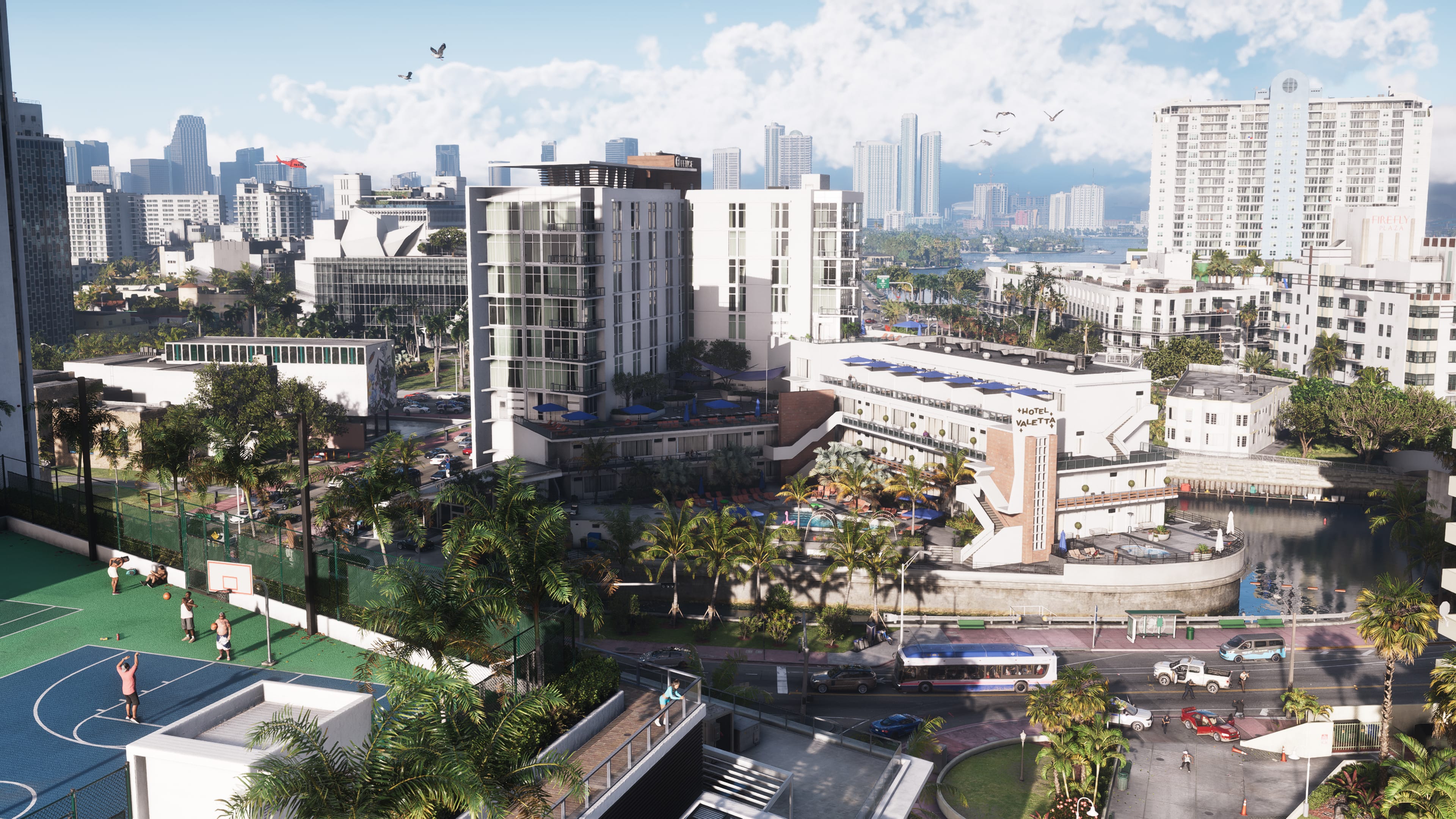 Key art of Vice City in Grand Theft Auto 6.