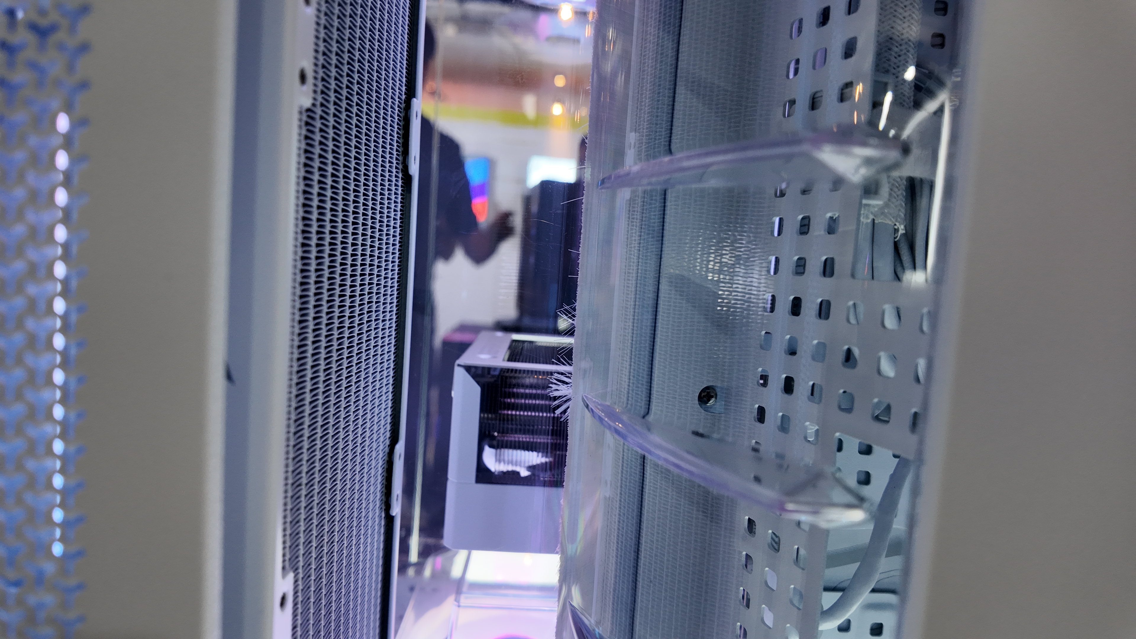 A Corsair Air 5400 PC case at Computex 2025.