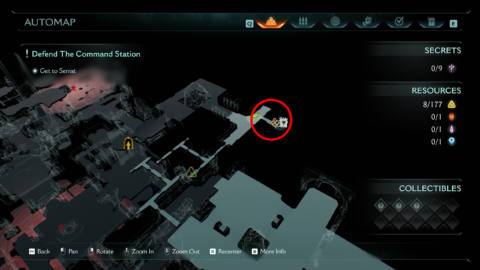 Doom: The Dark Ages Sentinel Command Station secrets and collectibles (Chapter 12)