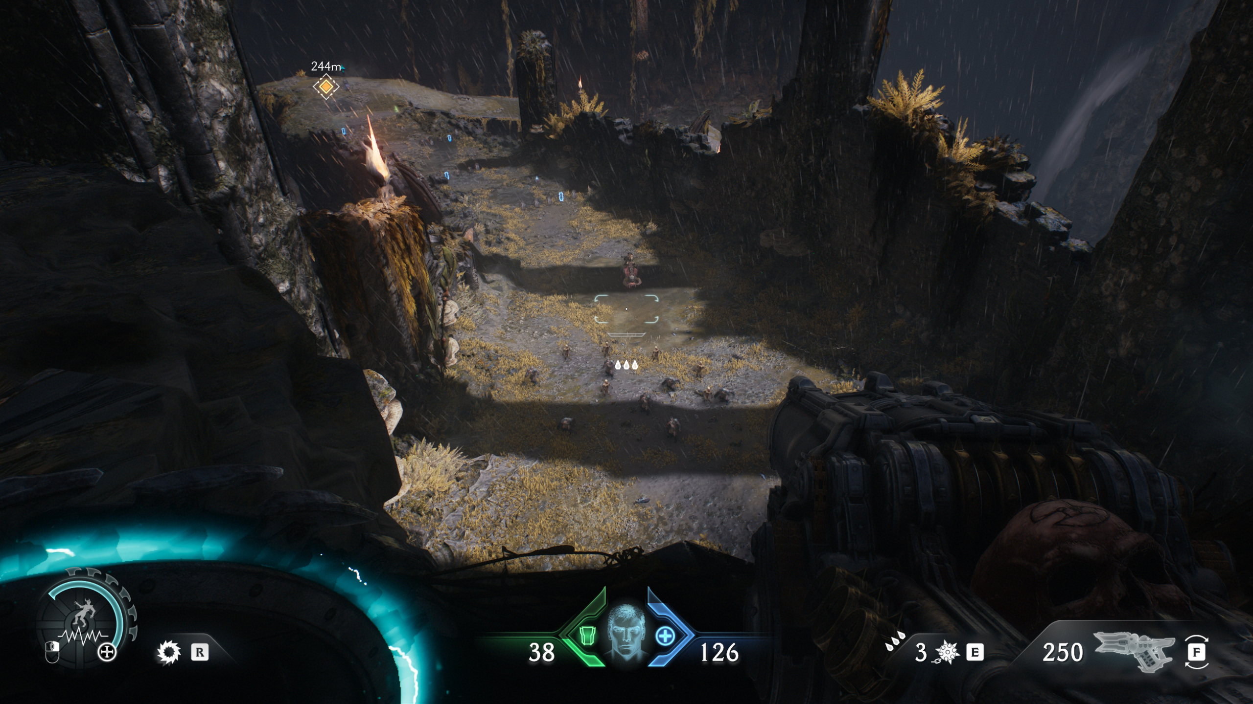 Doom: The Dark Ages Chapter 14 secrets - A slope with an army of demons waiting for you.