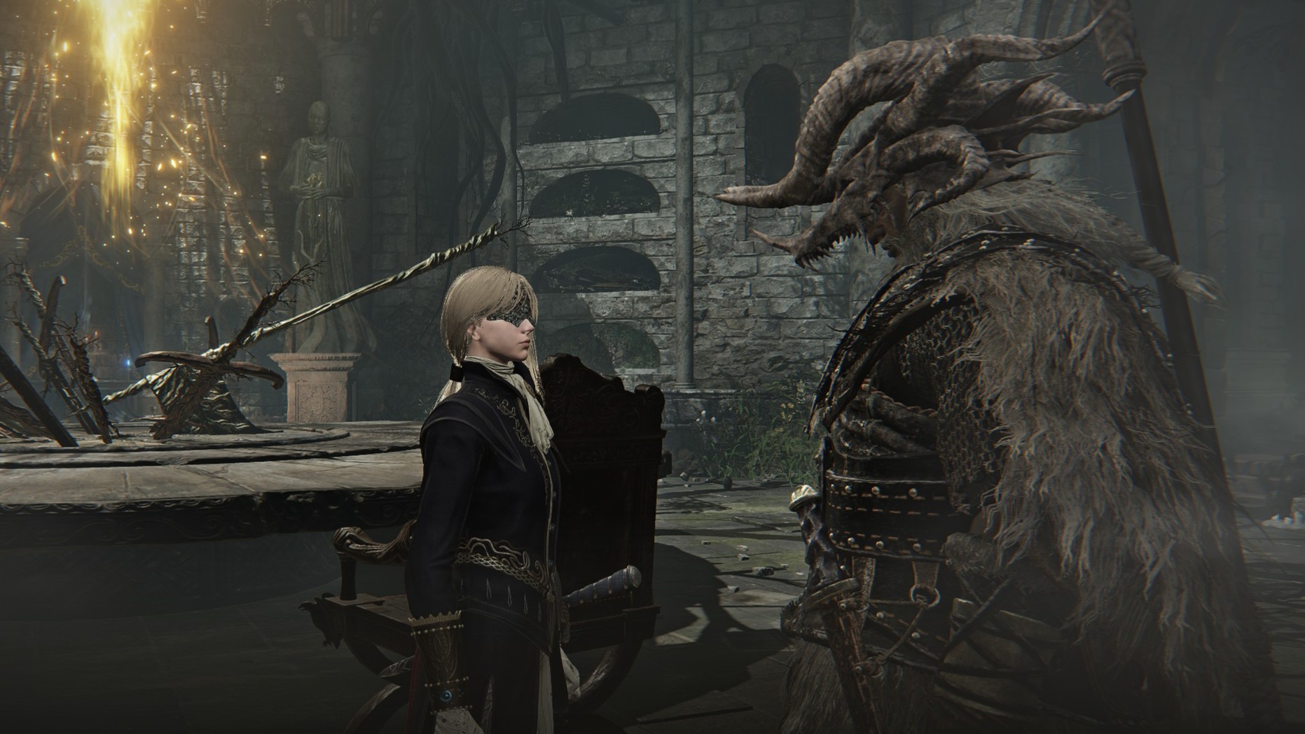 Duchess and Raider talking in Elden Ring Nightreign