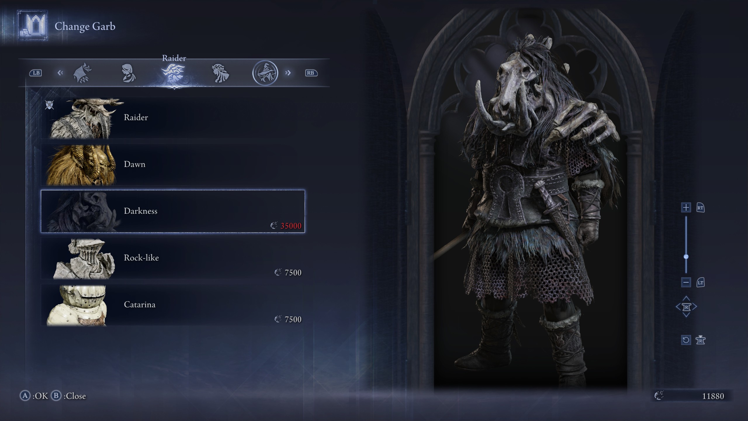 Elden Ring Nightreign outfits - Darkness Raider