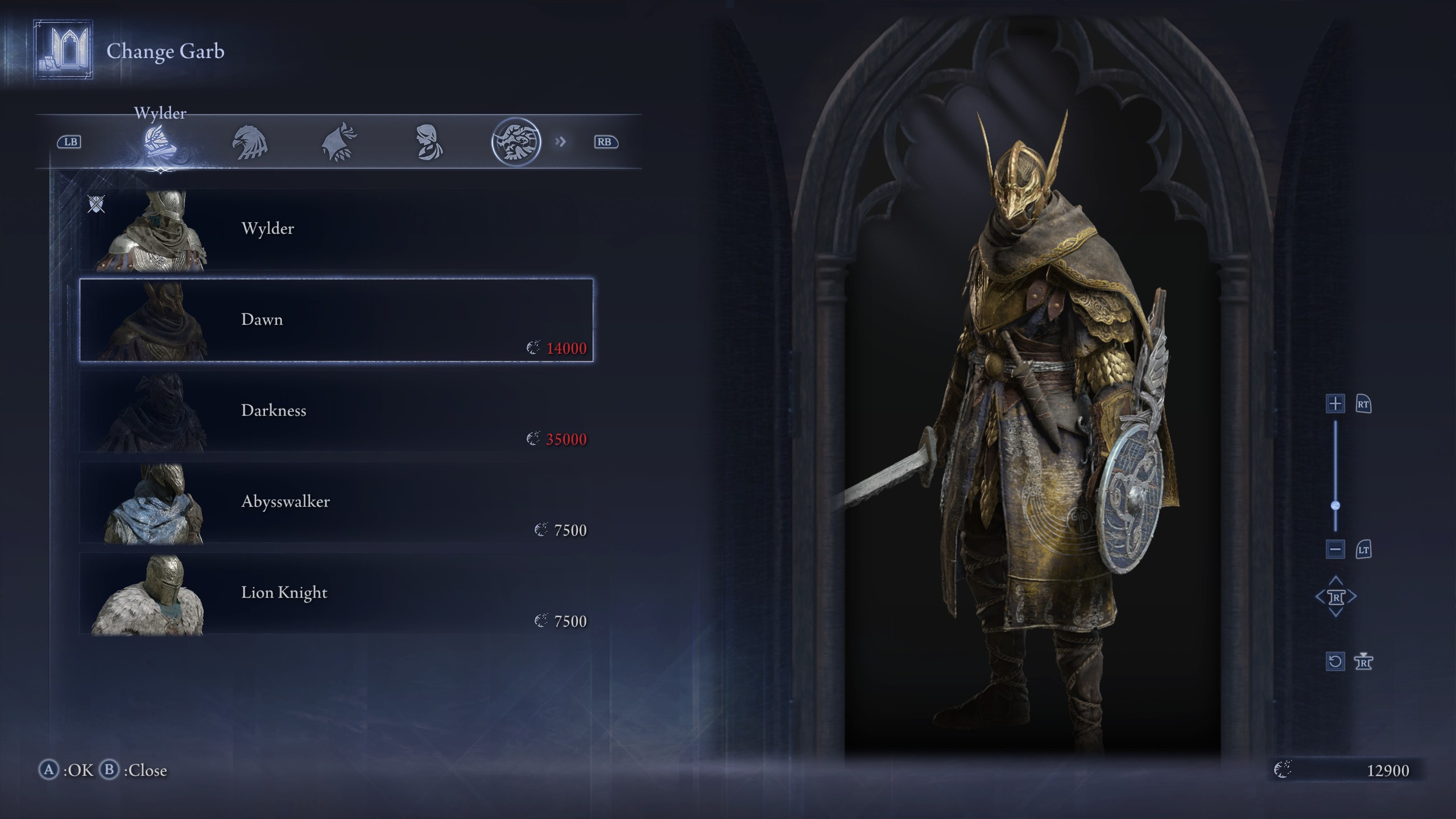 Elden Ring Nightreign outfits - Dawn Wylder