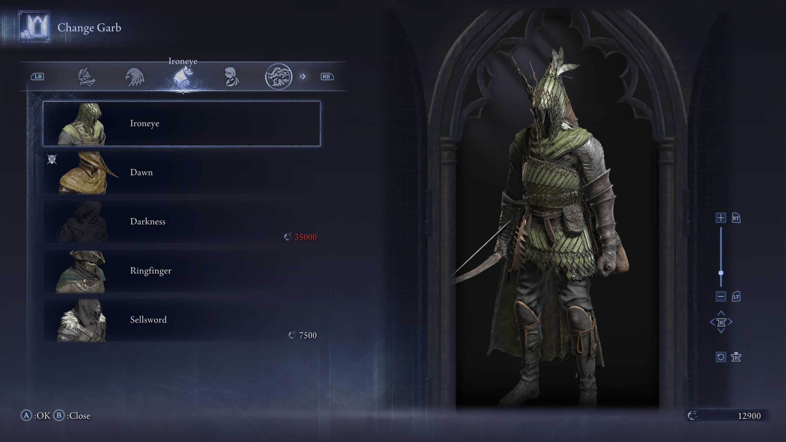 Elden Ring Nightreign outfits - Ironeye