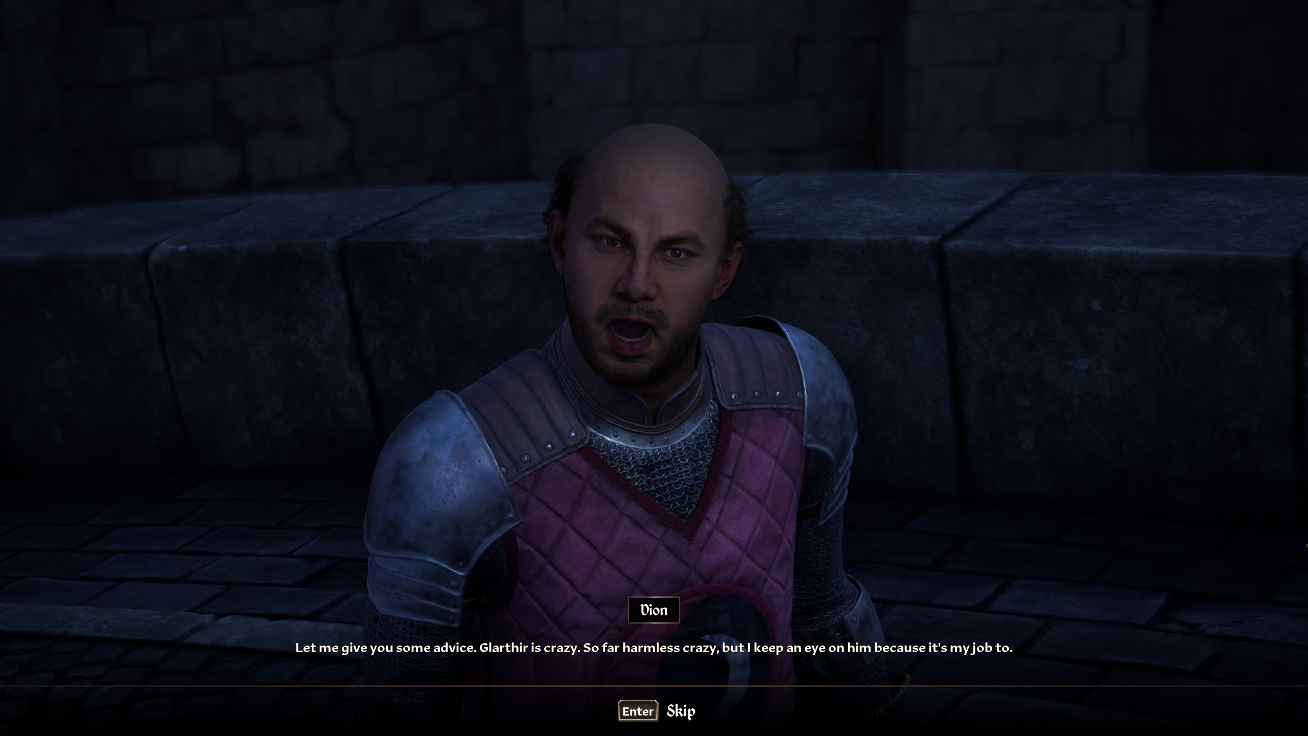 Oblivion Paranoia quest - Dion