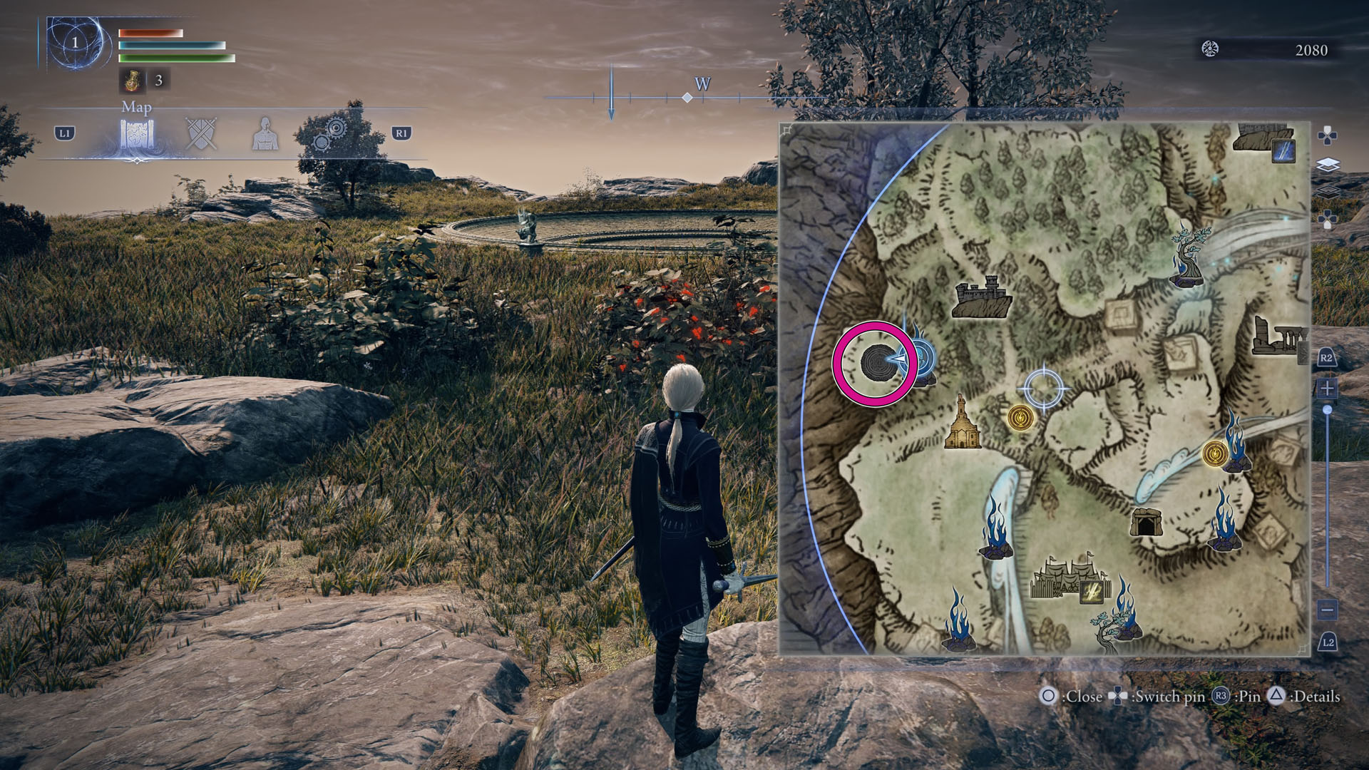 An Elden Ring Nightreign screenshot showing on the map where players can find an Evergaol arena. An Elden Ring Nightreign screenshot showing on the map where players can find an Evergaol arena.