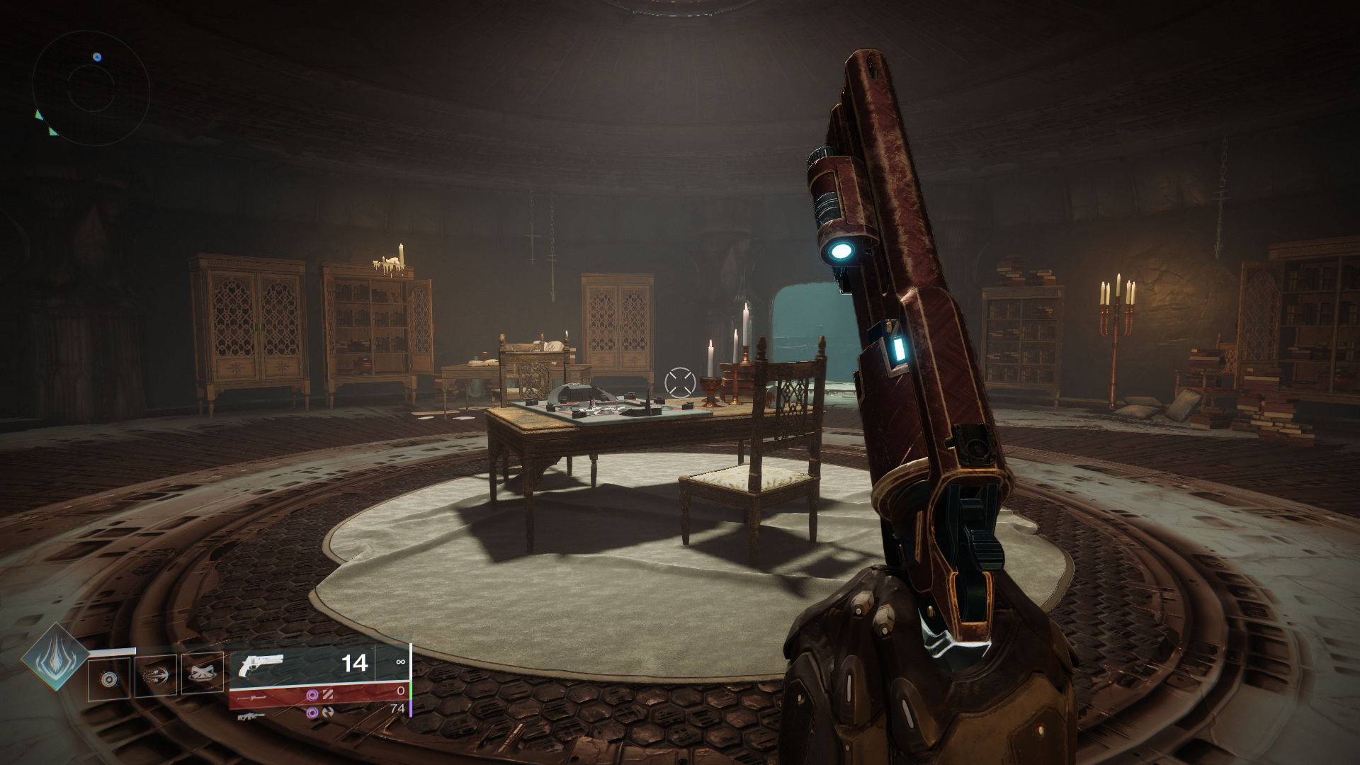 A Guardian looks at a chess board in Destiny 2 A Guardian looks at a chess board in Destiny 2