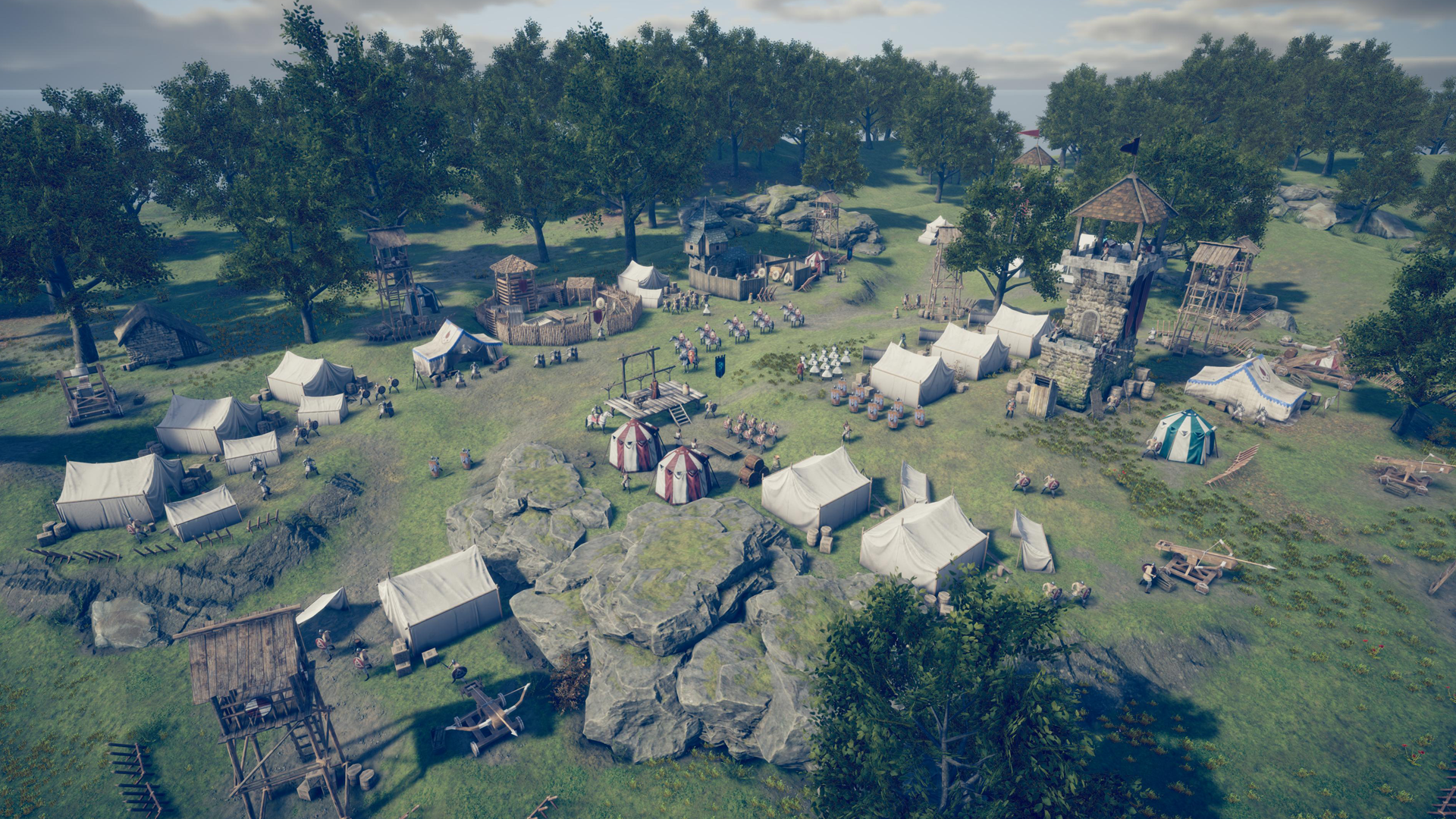 Battle camp in BLOCKLORDS