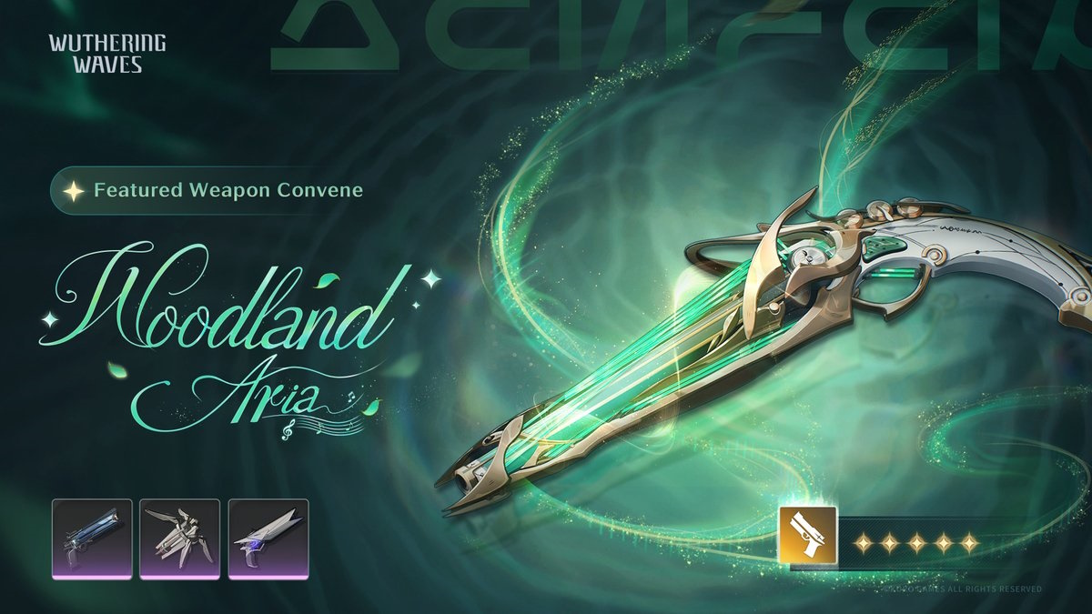 Wuthering Waves Banner weapon details for Ciaccona in Phase 2 of version 2.3