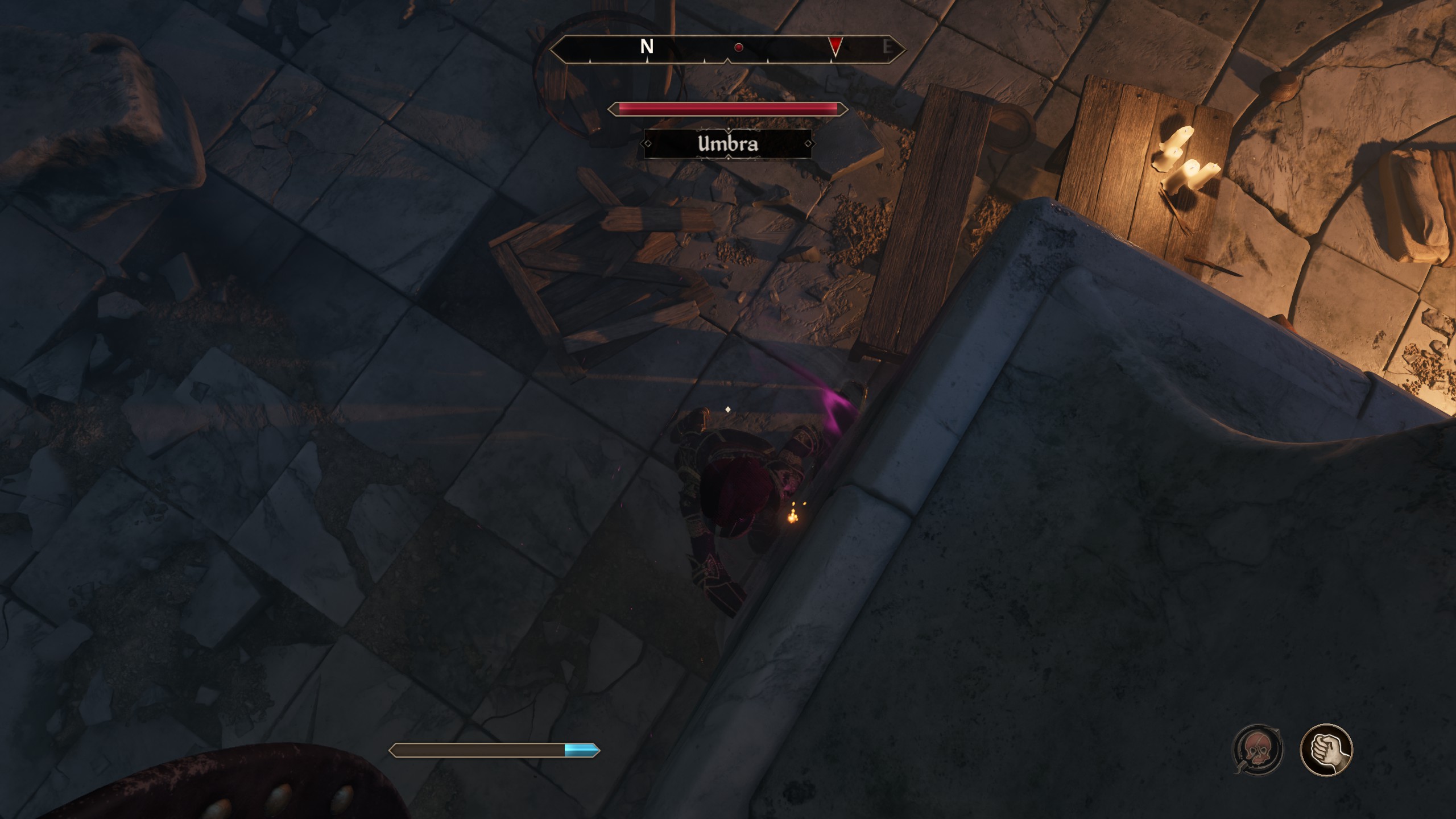 Attacking Umbra Oblivion Remastered