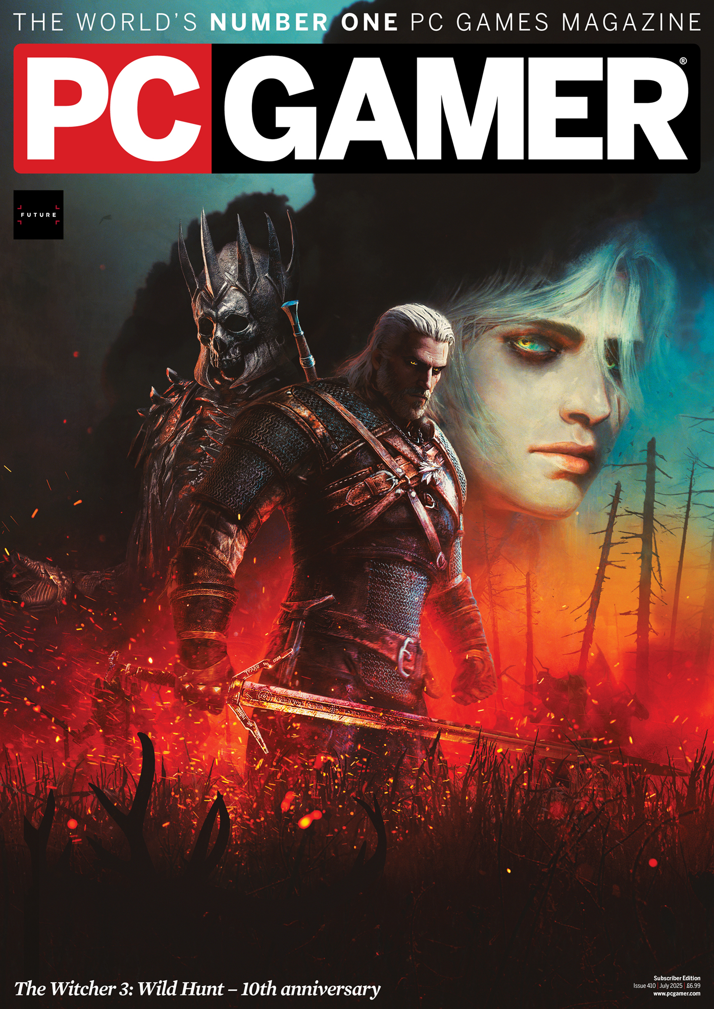 PC Gamer magazine 410 The Witcher 3: Wild Hunt - 10th anniversary