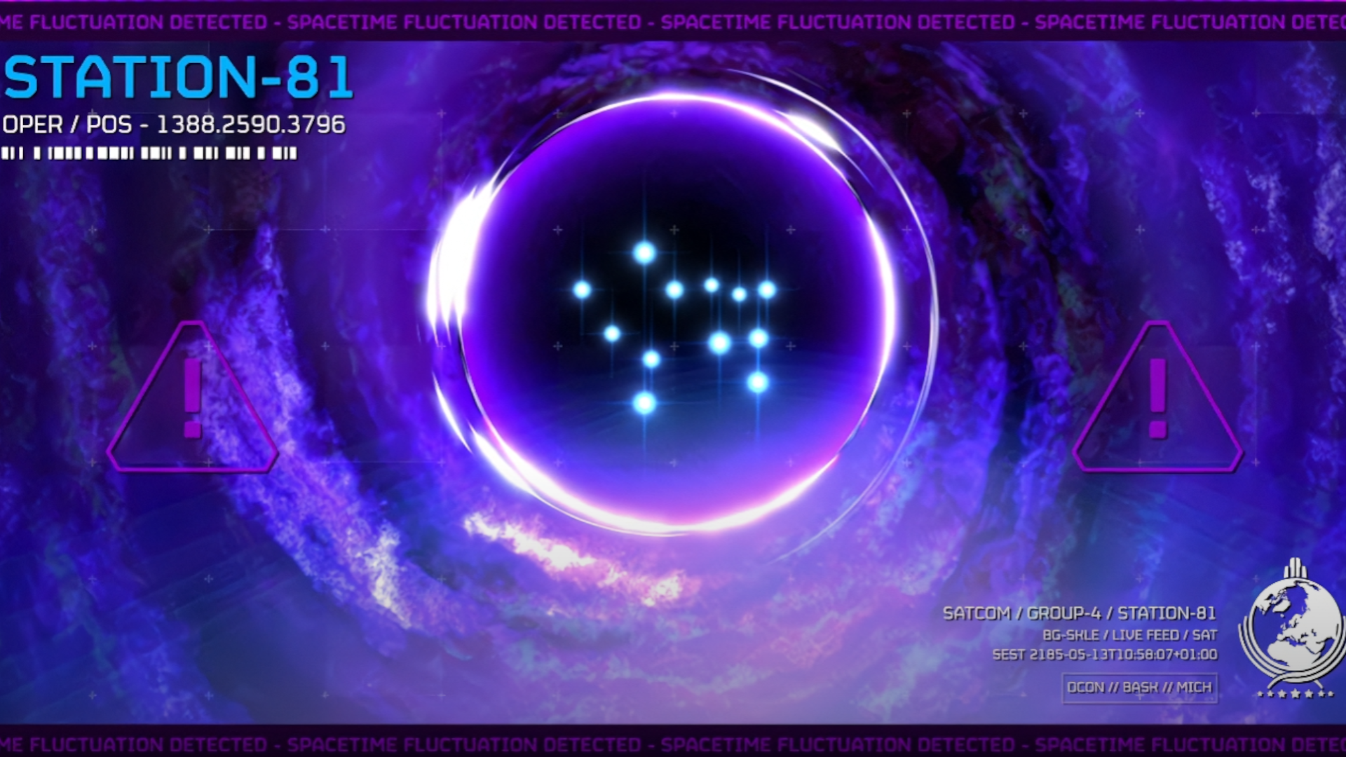 The Illuminate approaching, as captured on the Station-81 stream.