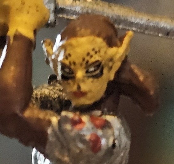 A series of pretty bad pre-painted miniatures of the Baldur's Gate 3 cast, as posted by @HighLODLar on X.