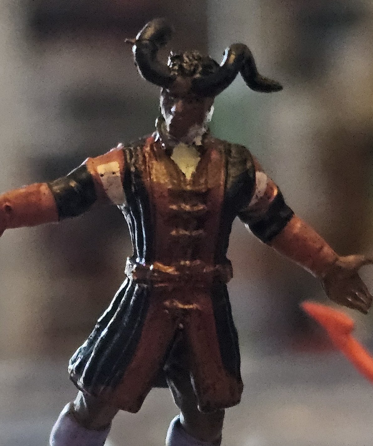 A series of pretty bad pre-painted miniatures of the Baldur's Gate 3 cast, as posted by @HighLODLar on X.