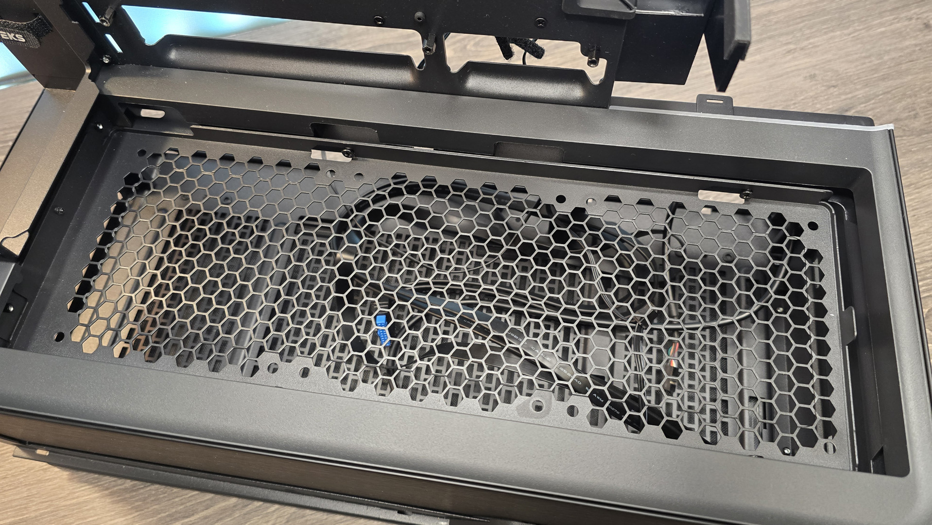 An RX 9070 XT gaming PC being built, step-by-step.