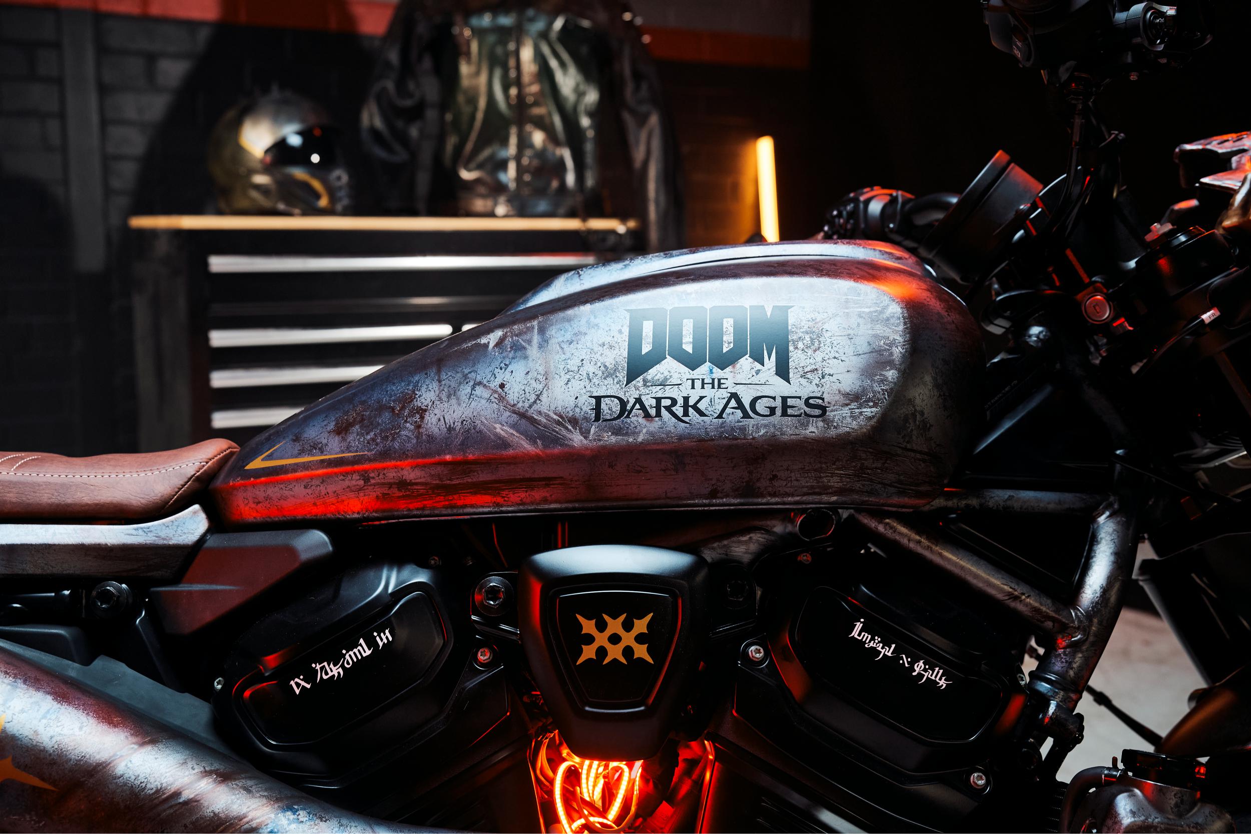 The Doom themed collaboration between Harley Davidson and Bethesda