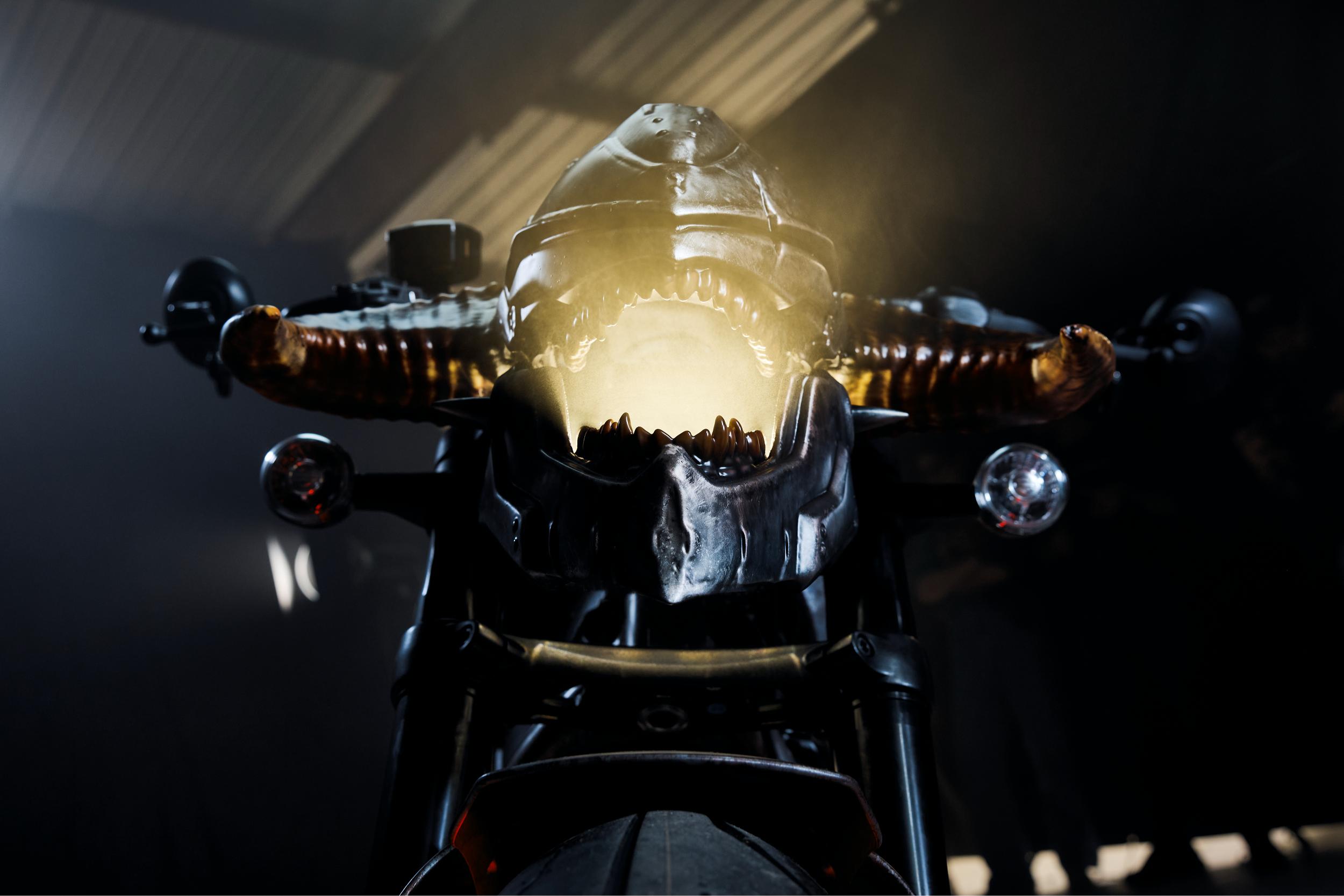 The Doom themed collaboration between Harley Davidson and Bethesda