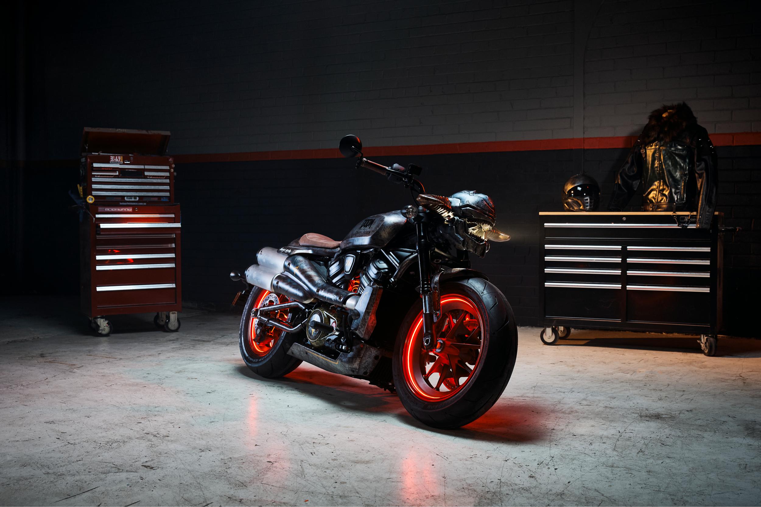 The Doom themed collaboration between Harley Davidson and Bethesda