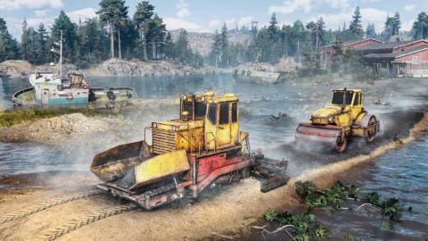 This hardcore driving sim about rebuilding towns after natural disasters is, surprisingly, a super-chill hangout game for up to 4 friends