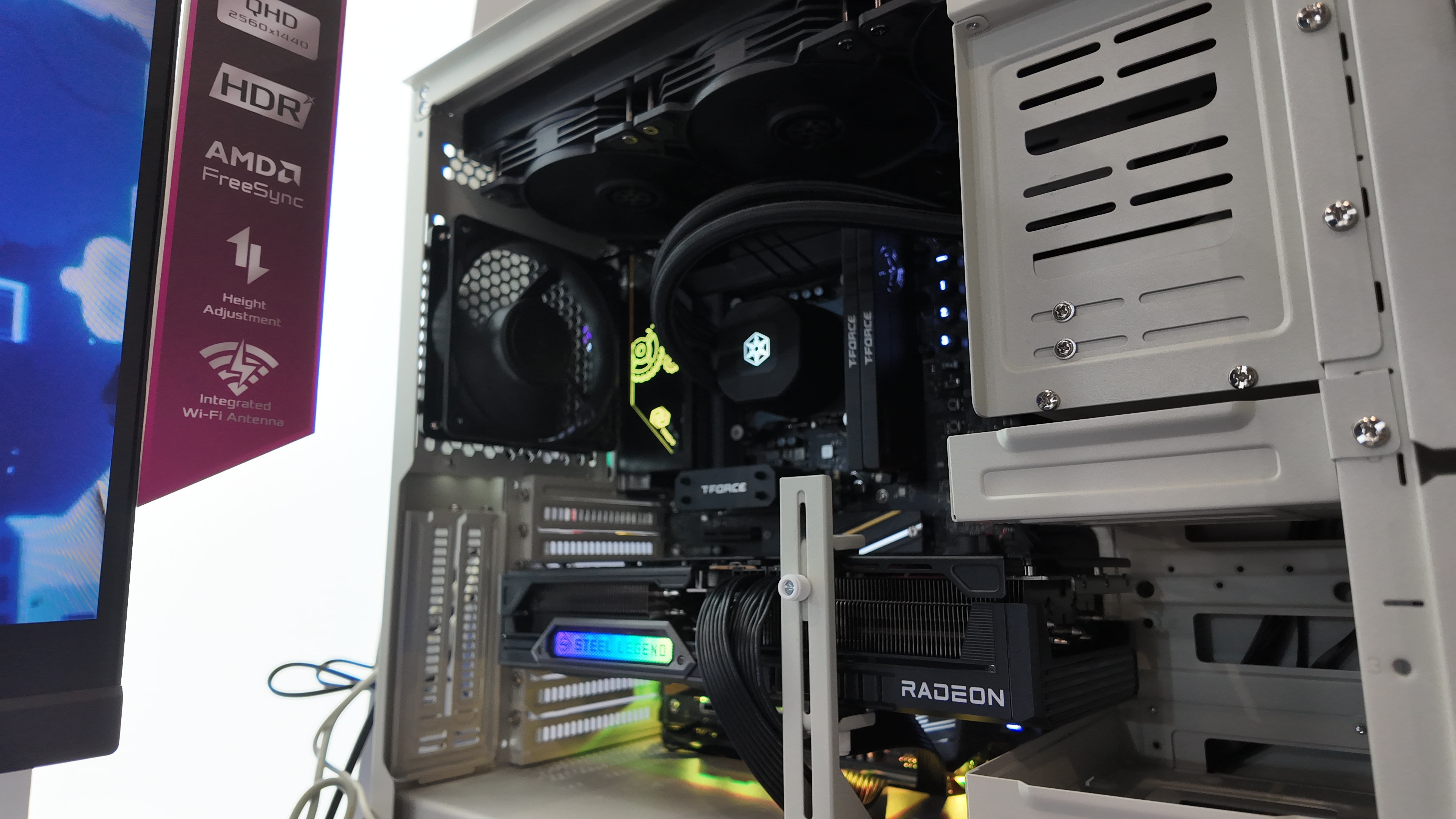 Silverstone FLP02 retro PC case on display at Computex trade show