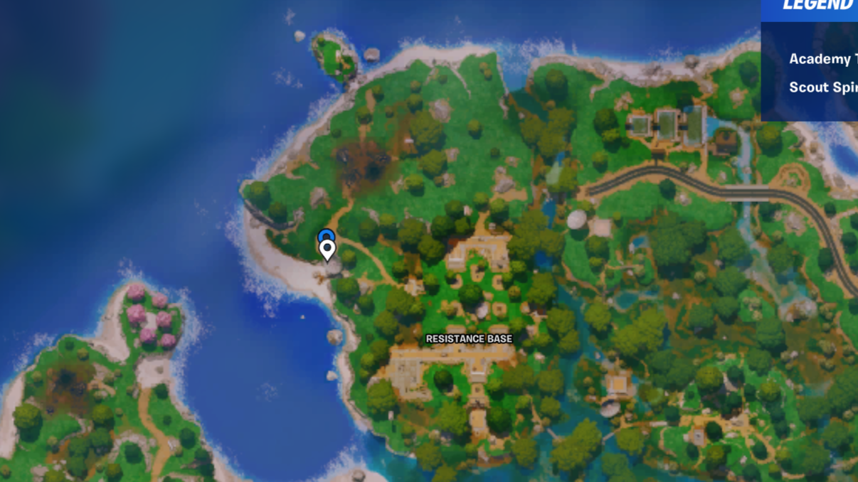 Fortnite Chapter 6 Season 3 best landing spots marked on the map.
