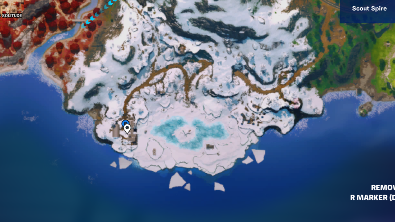 Fortnite Chapter 6 Season 3 best landing spots marked on the map.