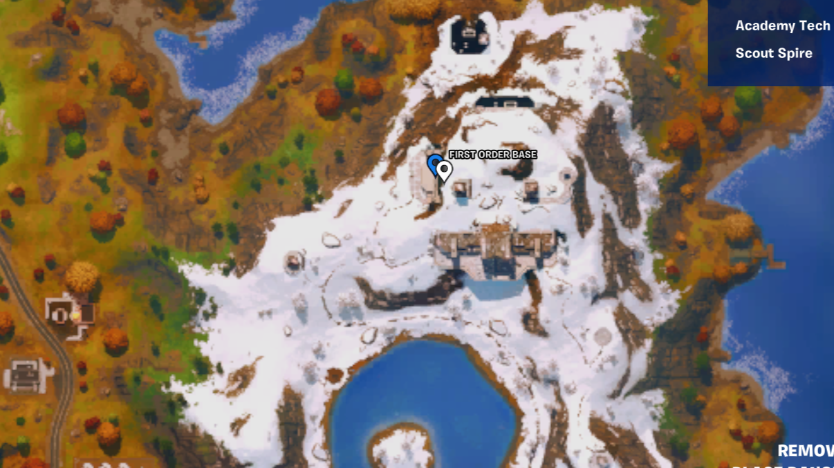 Fortnite Chapter 6 Season 3 best landing spots marked on the map.