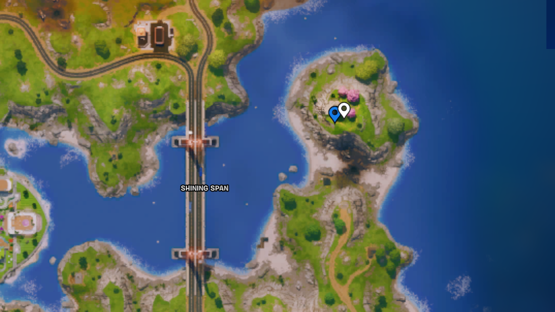 Fortnite Chapter 6 Season 3 best landing spots marked on the map.