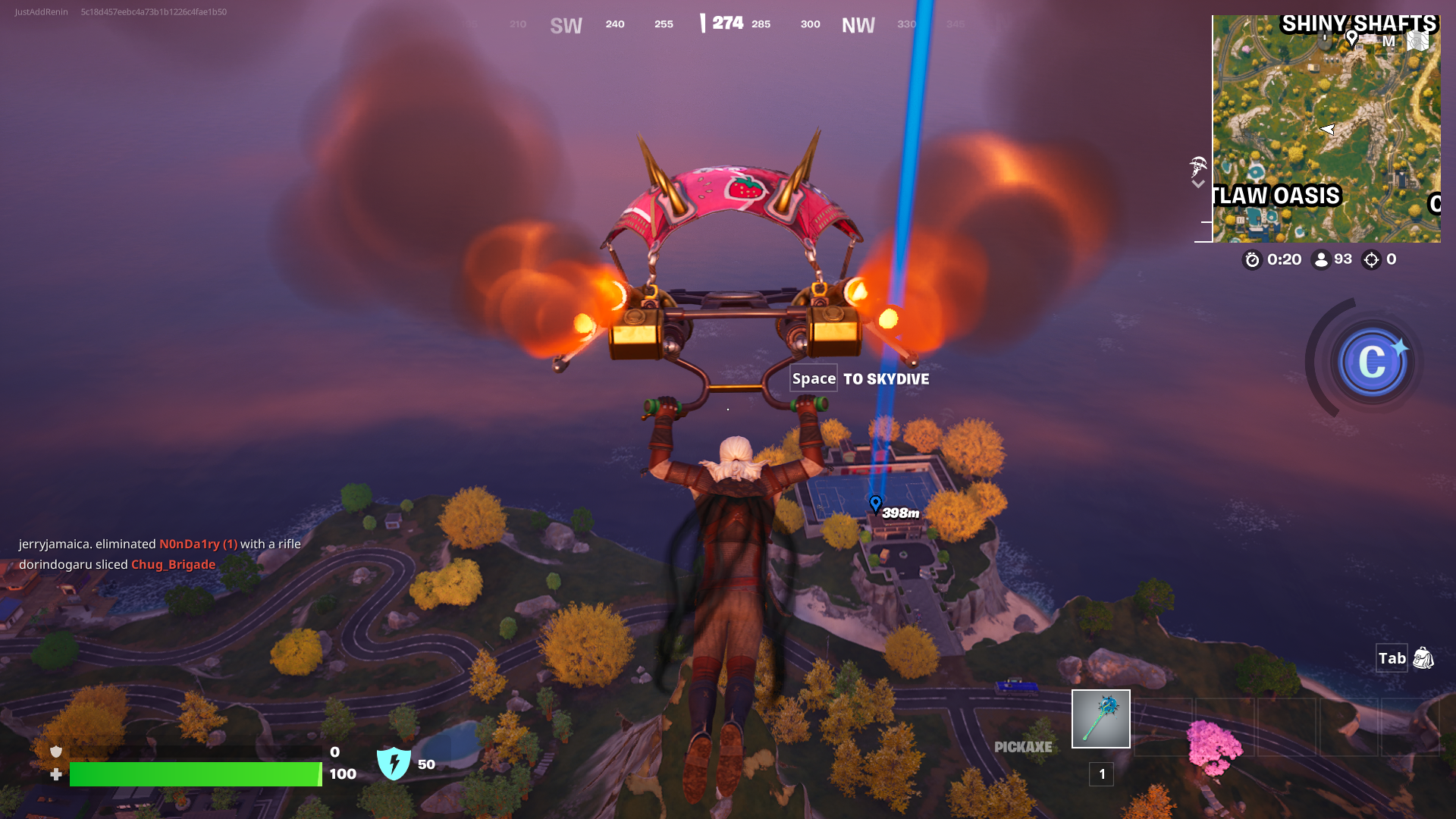 Fortnite Chapter 6 Season 3 best landing spots marked on the map.